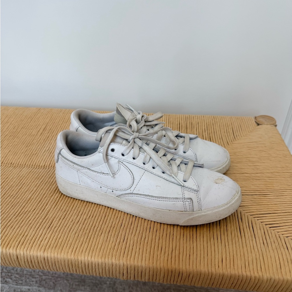Nike White Low-Top Blazer Sneakers